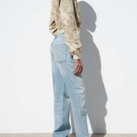 Zara Cropped Bomber Jacket - Picture 8 of 9